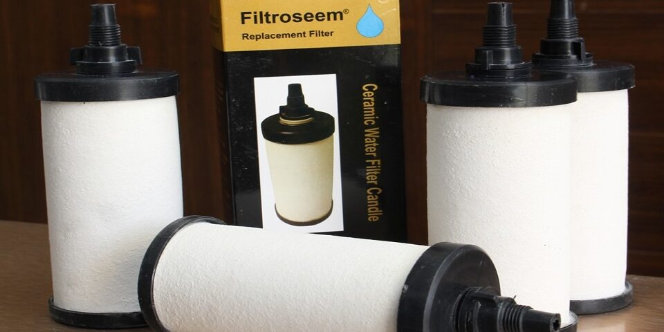 Ceramic water filter candles